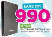 Lenovo 2.5" 1TB Hard Drive UHD F309