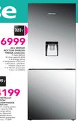 Hisense 323Ltr Mirror Bottom Freezer Fridge 420BMI-WD