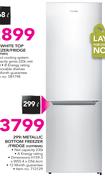 Hisense 299Ltr Metallic Bottom Freezer/Fridge H299BME
