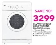 Defy 5Kg White Front Load Washing Machine DTD258