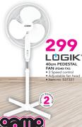 Logik 40cm Pedestal Fan FD40-TXI