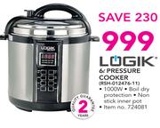 Logik 6Ltr Pressure Cooker RSH-012476-11