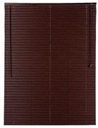 Decorland Ready Made 25MM PVC Venetian Blind (Raised Woodgrain Espresso)-600mm x 1000mm