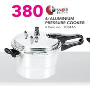 Tissolli 4Ltr Aluminium Pressure Cooker