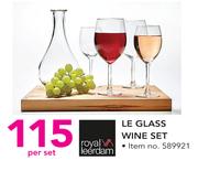 Royal Leerdam Le Glass Wine Set-Per Set