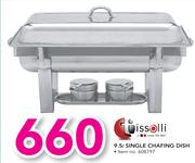 Tissolli 9.5Ltr Single Chafing Dish