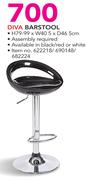 Diva Barstool-H79-99 x W40.5 x D46.5cm
