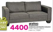 Grafton Everest Jordan Division Couch-H80 x W170 x D92cm