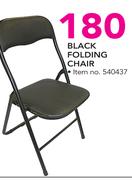 Black Folding Chair