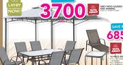 Out And About Grey Patio Gazebo And Awning