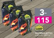 Campmaster 5Kg Briquettes-For 3