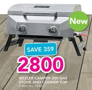 Megamaster Sizzler Camper 200 Gas Stove And Cooker Top