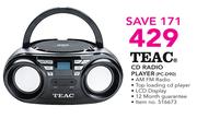Teac CD Radio Player PC-D90