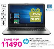 HP Intel Core 15 Notebook 15-AC103NI