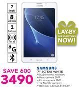 Samsung 7" 3G Tab White