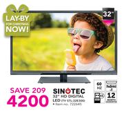 Sinotec 32" HD Digital LED TV STL-32E300