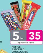 Nestle Assorted Chocolates-For 5
