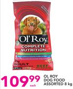 Ol Roy Dog Food Assorted-8Kg
