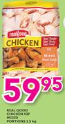 Real Good Chicken IQF Mixed Portions-1.5Kg