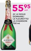 JC LE Roux Domaine/Le Fleurette/La Chanson-750ml