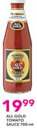 All Gold Tomato Sauce-700ml