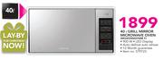 Samsung 40Ltr Grill Mirror Microwave Oven MG402MADXBB F