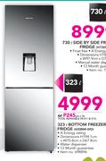Hisense 323Ltr Bottom Freezer Fridge 420BMI-WD