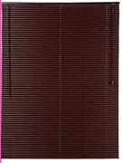 Decorland Ready-Made 25mm PVC Venetian Blind(Raised Woodgrain Espresso) 1200x1600mm