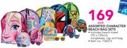 Assorted Character Beach Bag Sets-Each