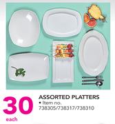 Assorted Platters-Each