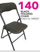 Black Folding Chair