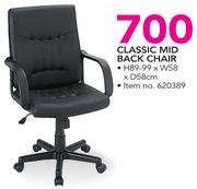 Classic Mid Back Chair