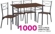 Riva Tilo 5 Piece Dinette Set