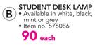 Student Desk Lamp-Each
