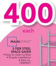 Mainstays 3 Tier Steel Space Saver