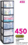 Addis 6 Drawer Unit