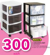 Addis 3 Drawer Unit-Each
