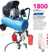 Tradeweld 50Ltr Compressor With 5 Piece Kit