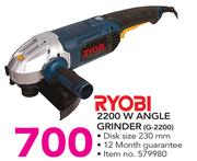 Ryobi 2200W Angle Grinder G-2200