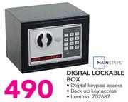 Mainstays Digital Lockable Box