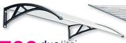 Duqlite 1.5m Clear, Bronze Or Greylawning Awning