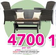 Oasis 4 Piece KD Lounge Set-Per Set