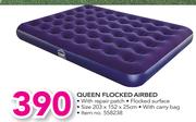 Camp Master Queen Flocked Airbed