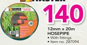Garden Master 12mmx 20m Hosepipe