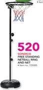 Sondico Free Standing Netball Ring And Net