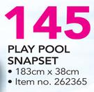 Play Pool Snapset 183x38Cm