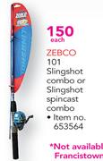 Zebco 101 Slingshot Combo Or Slingshot Spincast Combo-Each
