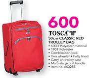 Tosca 50Cm Classic Red Trolley Bag