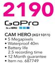 GoPro Cam Hero XG11011