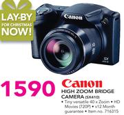 Canon High Zoom Bridge Camera SX410